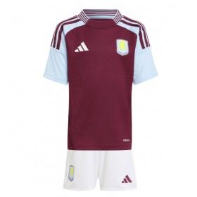 Aston Villa Heimtrikot 2024-25 Kurzarm (+ kurze hosen)